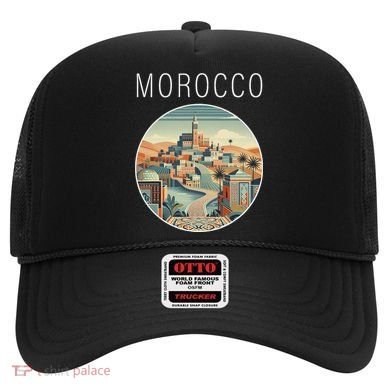 Morocco Scenery Art Deco Hat
