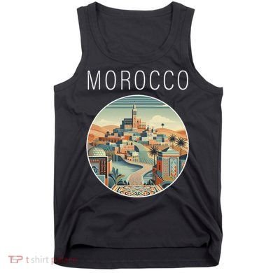 Morocco Scenery Art Deco Tank Top