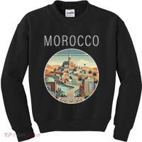 Morocco Scenery Art Deco Kids Sweatshirt thumb 0