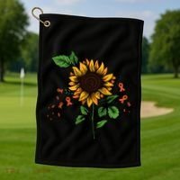 Multiple Sclerosis Awareness Any Ms Warrior Gift Golf Towel thumb 1