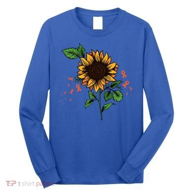 Multiple Sclerosis Awareness Any Ms Warrior Gift Long Sleeve Shirt