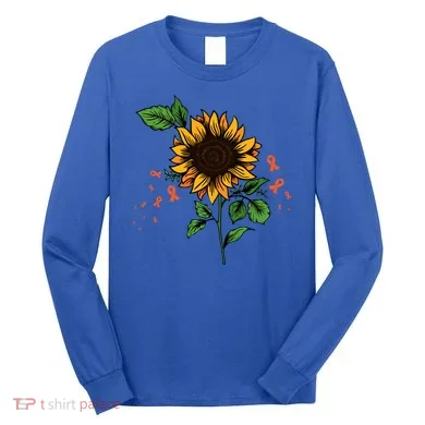 Multiple Sclerosis Awareness Any Ms Warrior Gift Long Sleeve Shirt