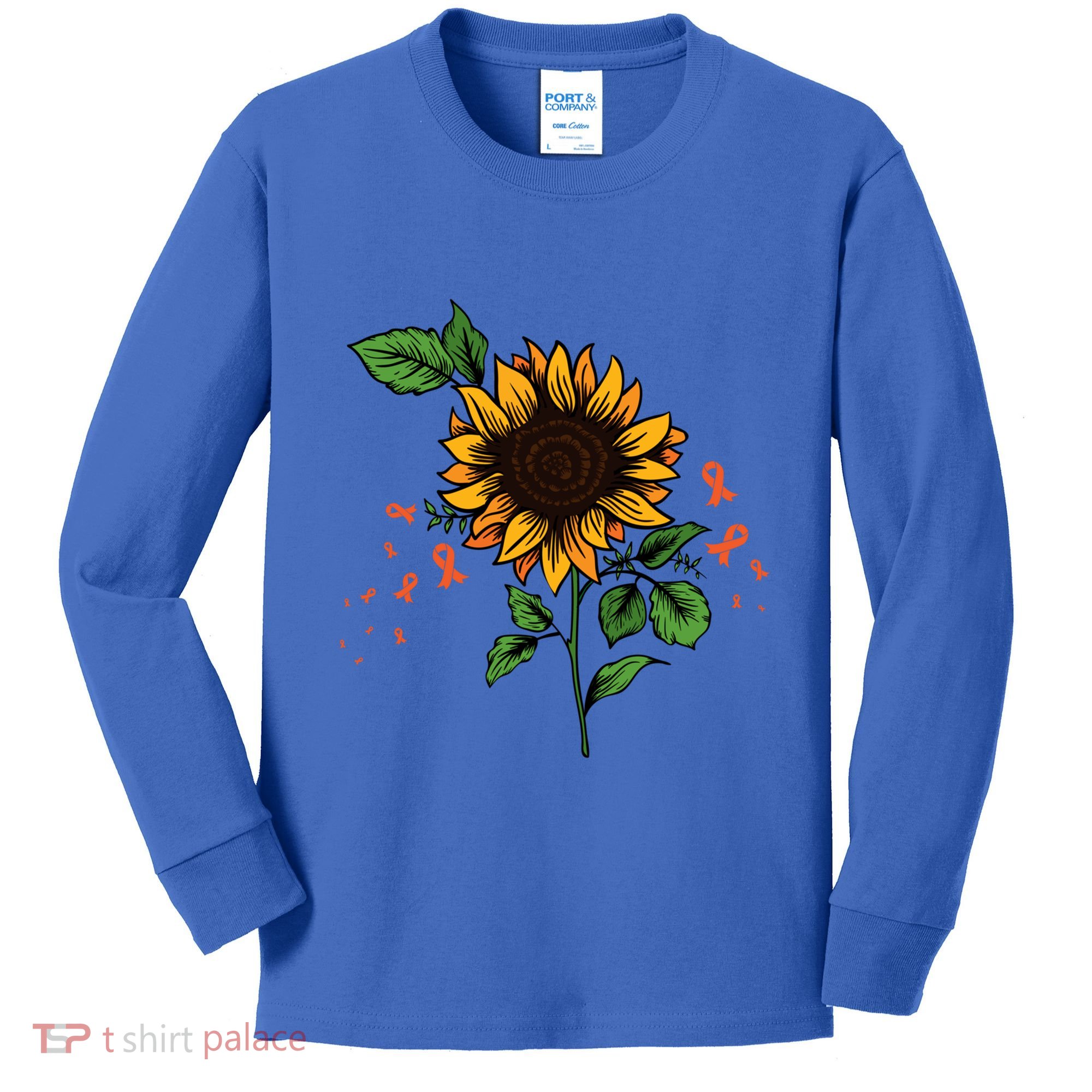 Multiple Sclerosis Awareness Any Ms Warrior Gift Kids Long Sleeve Shirt