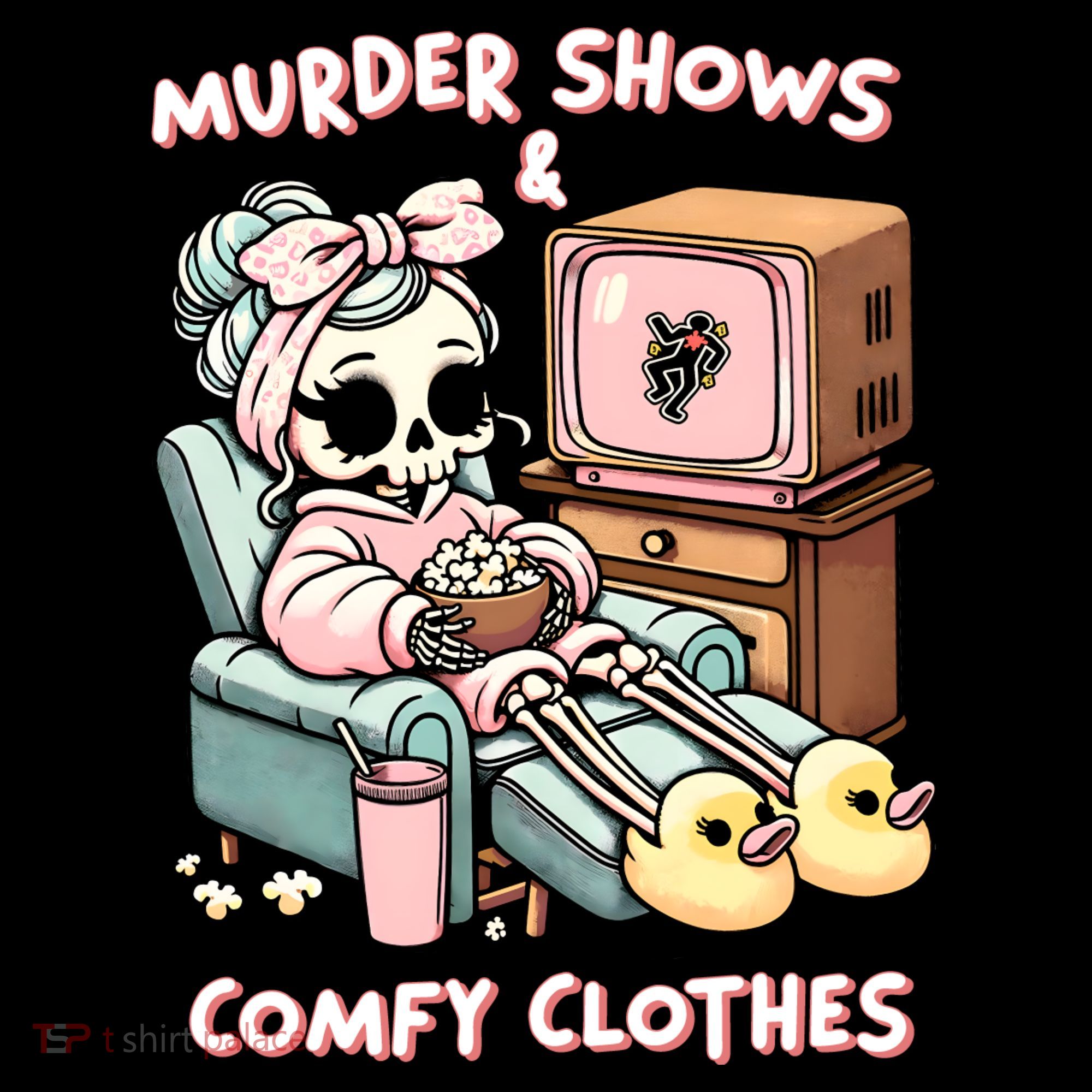 Murder Shows And Comfy Clothes Backpack