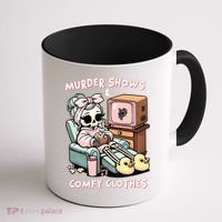 Murder Shows And Comfy Clothes Coffee Mug thumb 1
