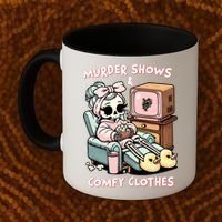Murder Shows And Comfy Clothes Coffee Mug thumb 2