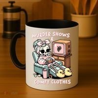 Murder Shows And Comfy Clothes Coffee Mug thumb 4