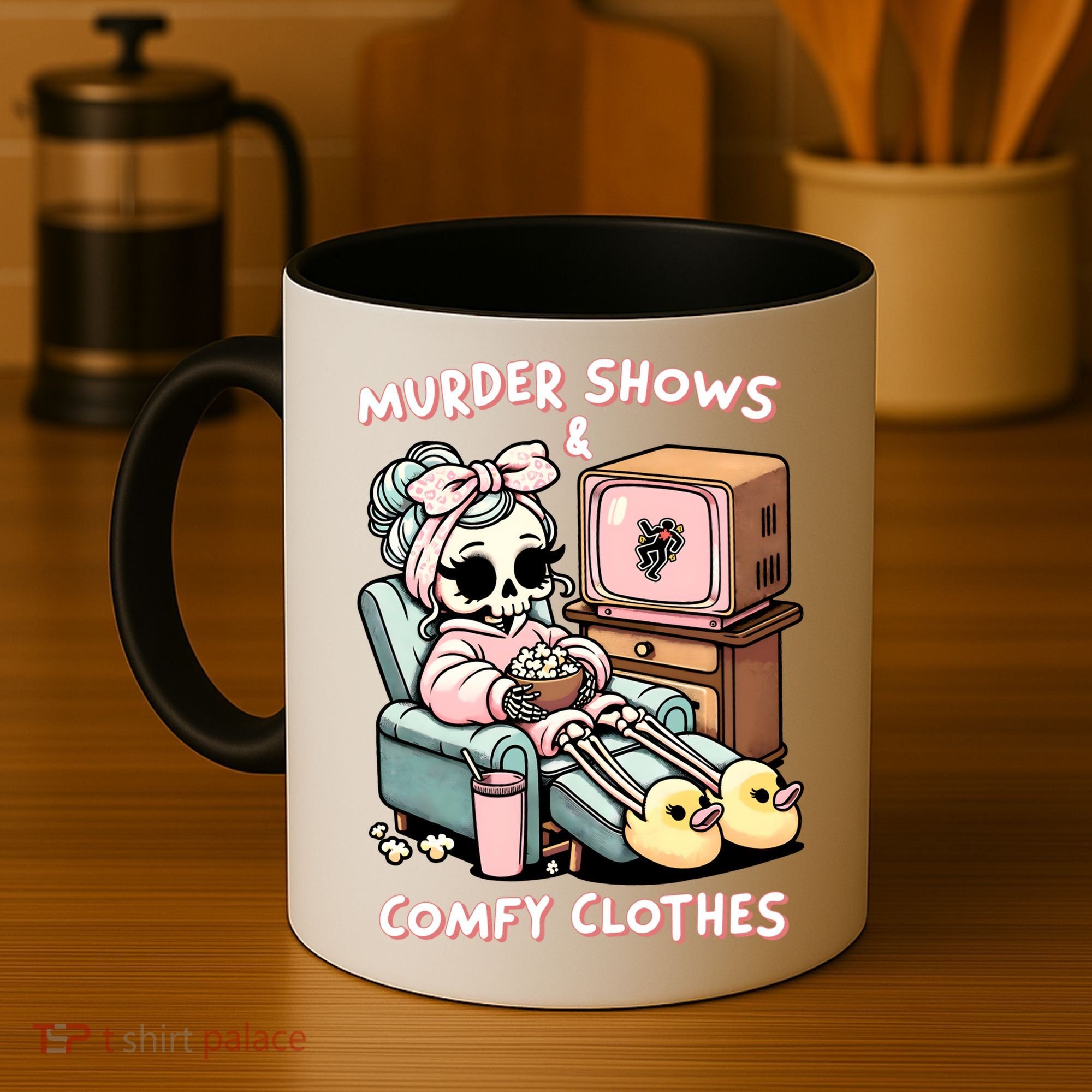 Murder Shows And Comfy Clothes Coffee Mug