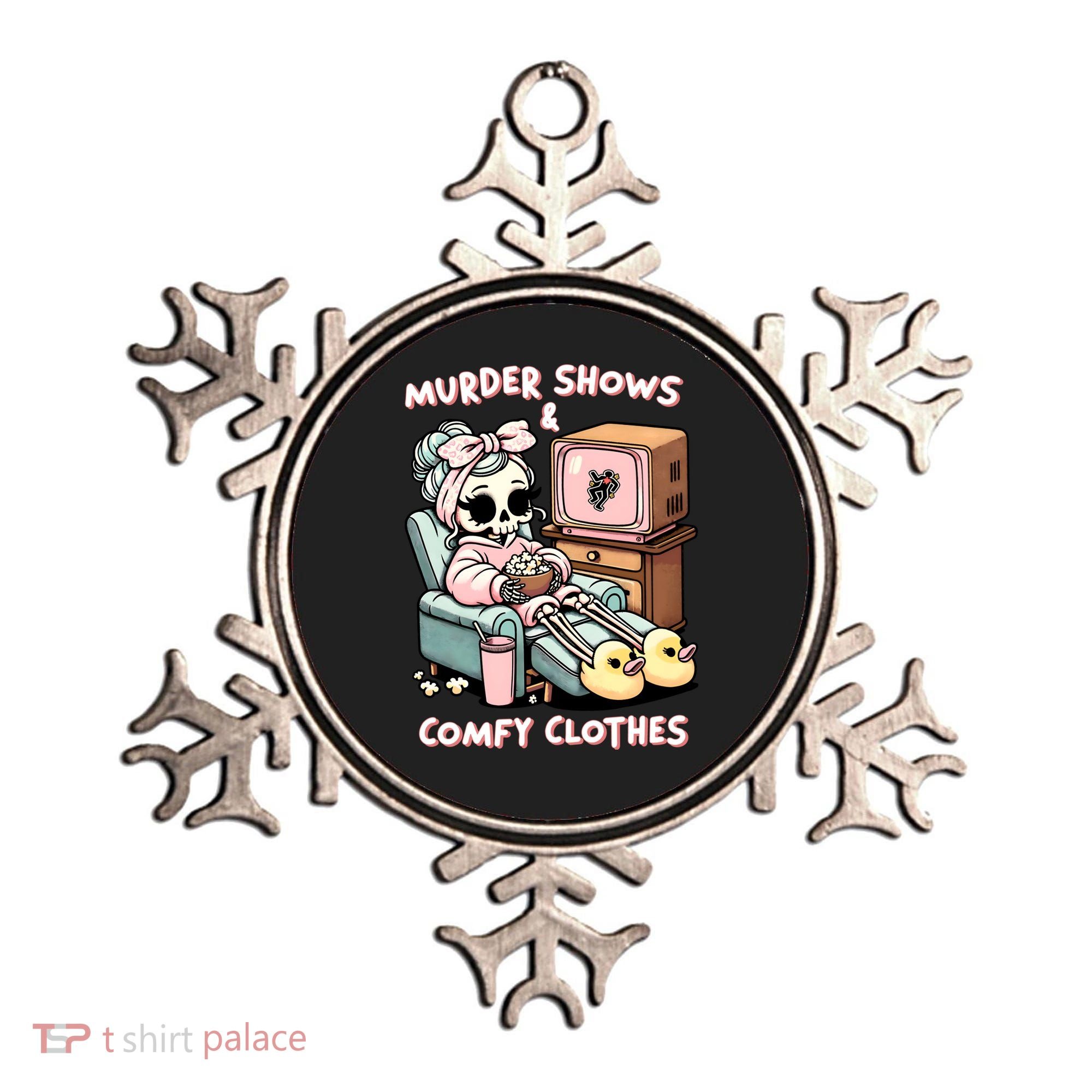 Murder Shows And Comfy Clothes Ornament