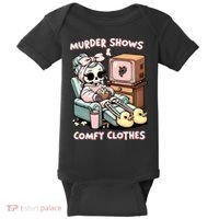 Murder Shows And Comfy Clothes Baby Bodysuit thumb 0