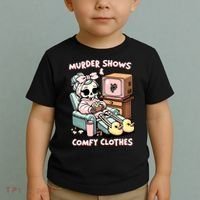 Murder Shows And Comfy Clothes Toddler T-Shirt thumb 2