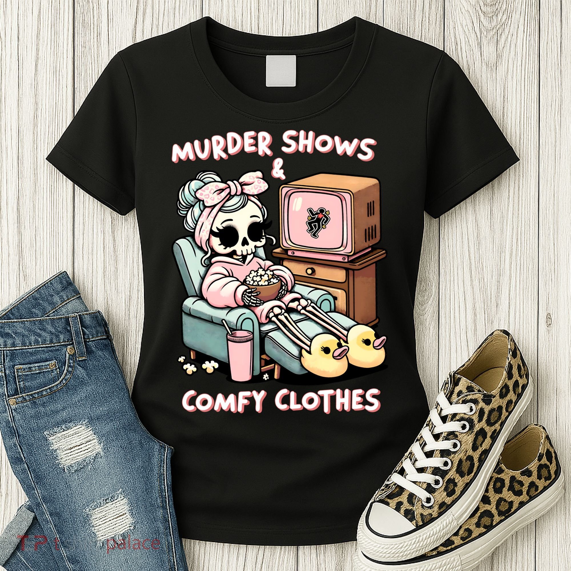Murder Shows And Comfy Clothes Women's T-Shirt