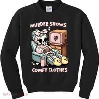 Murder Shows And Comfy Clothes Kids Sweatshirt thumb 0