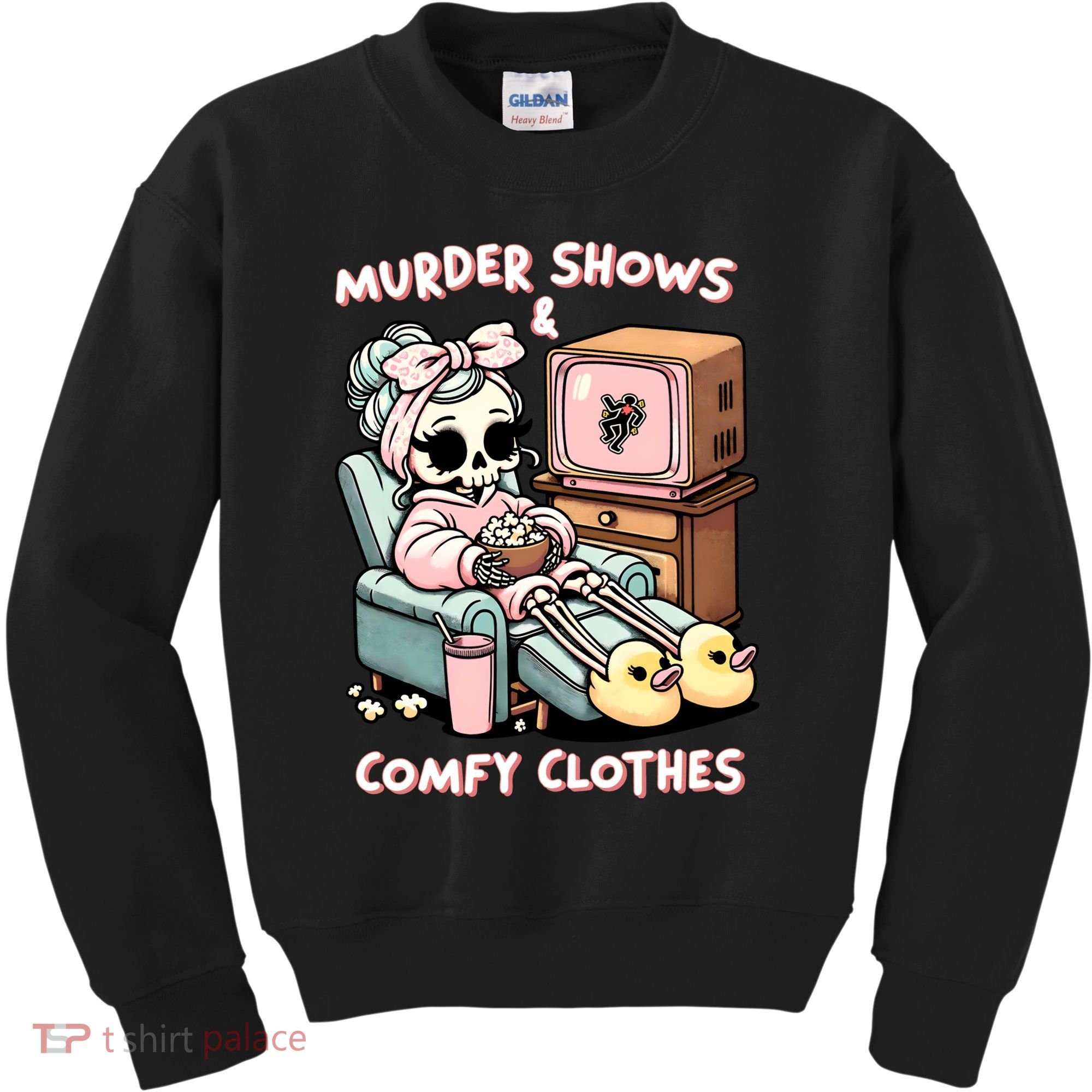 Murder Shows And Comfy Clothes Kids Sweatshirt