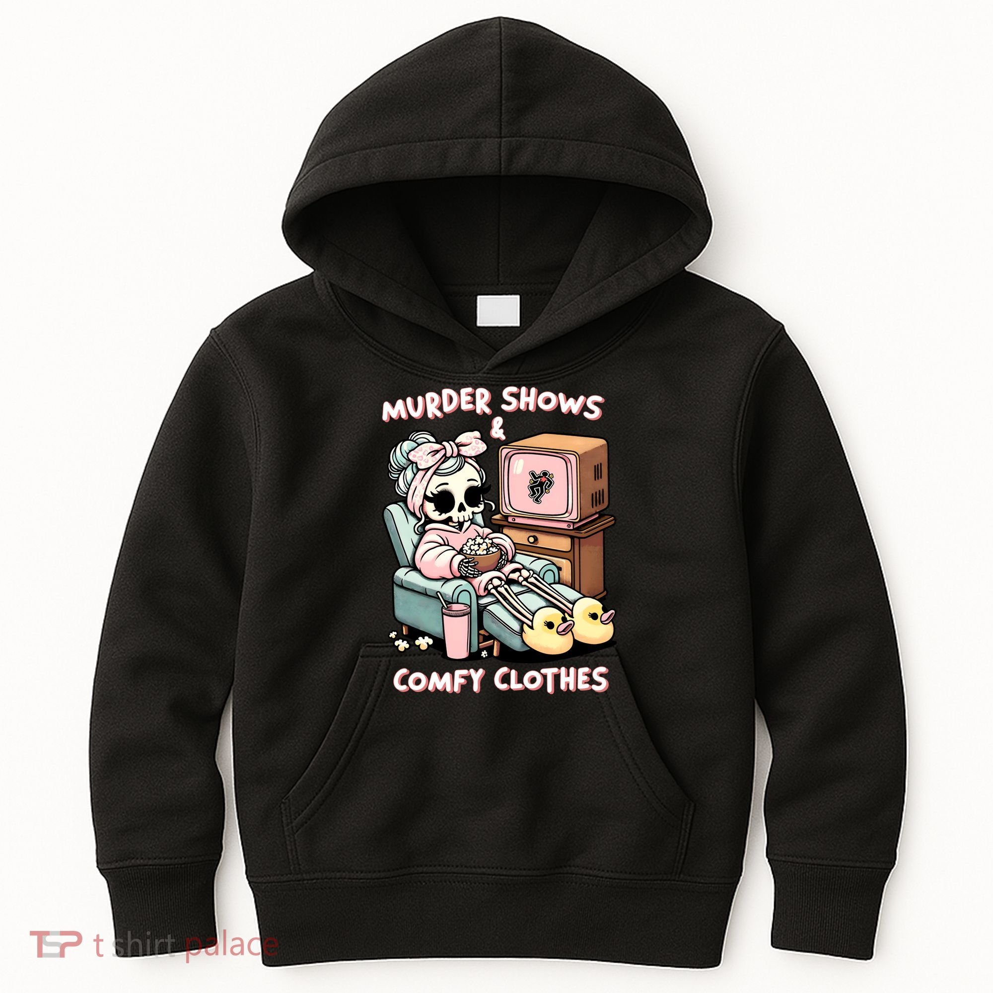Murder Shows And Comfy Clothes Kids Hoodie