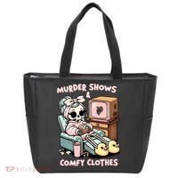 Murder Shows And Comfy Clothes Tote Bag thumb 0