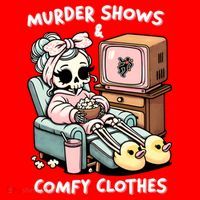 Murder Shows And Comfy Clothes Santa Hat thumb 1