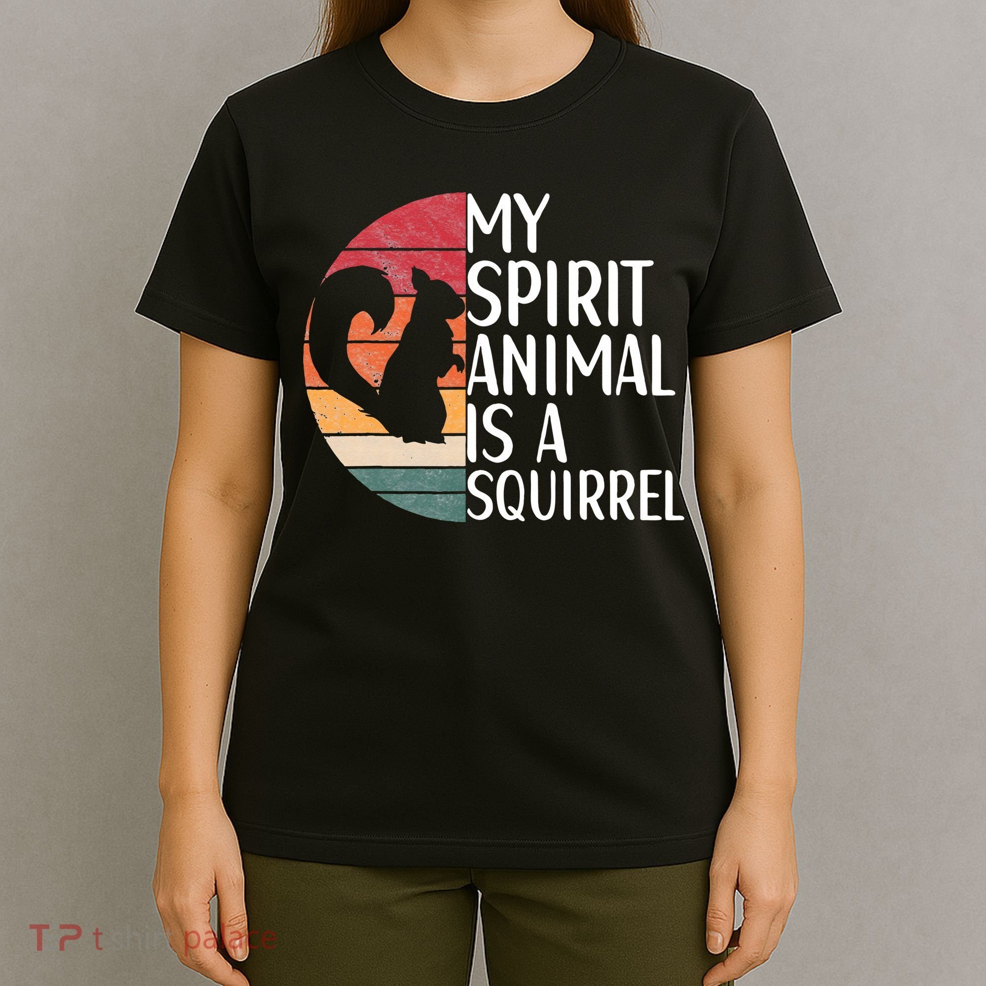 My Spirit Animal Is A Squirrel Squirrel Apparel Vintage T-Shirt