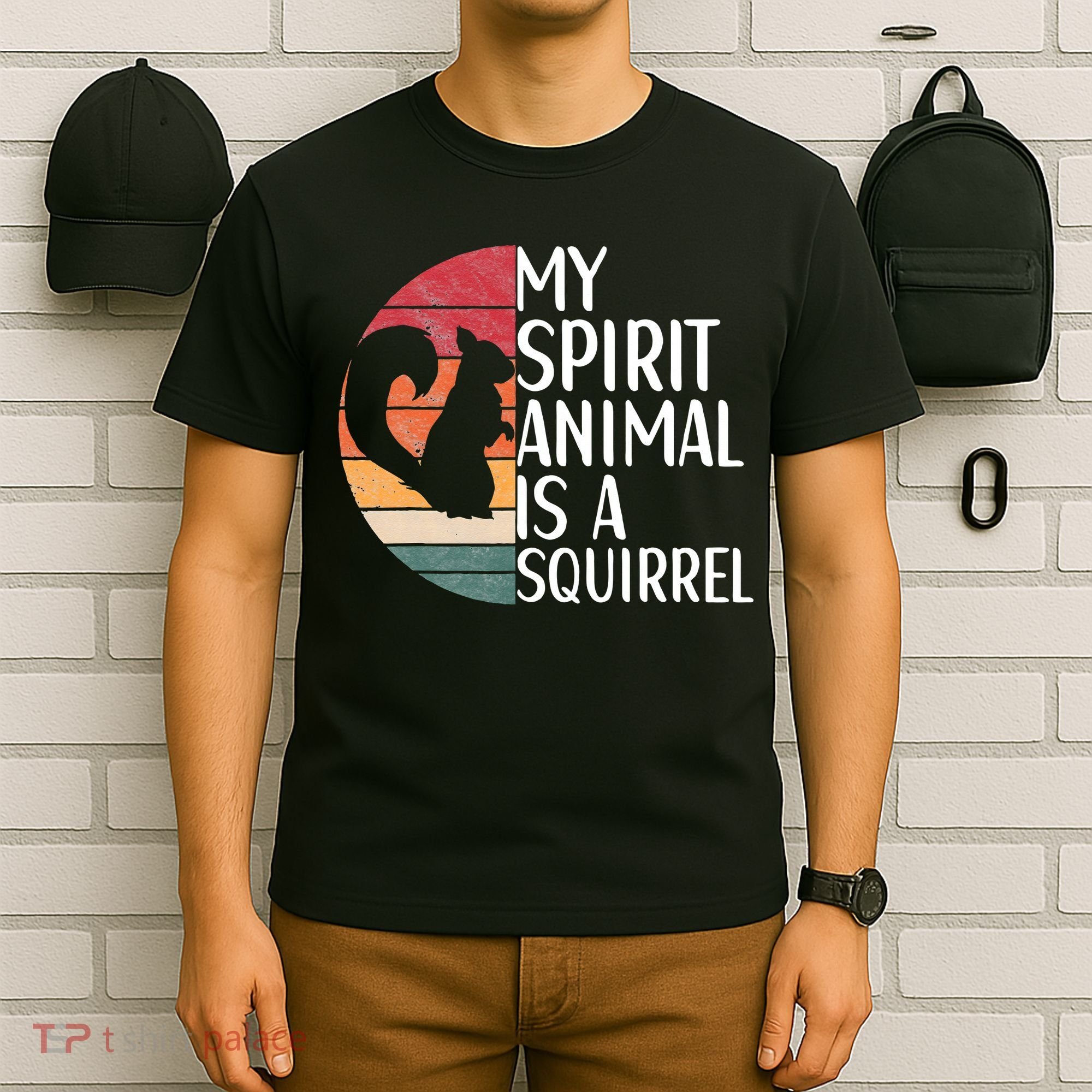 My Spirit Animal Is A Squirrel Squirrel Apparel Vintage T-Shirt