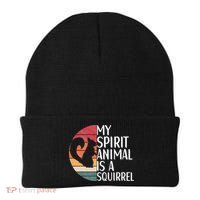 My Spirit Animal Is A Squirrel Squirrel Apparel Vintage Beanie thumb 0