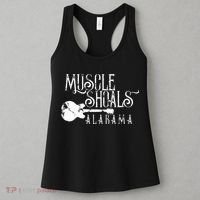 Muscle Shoals Alabama With Guitar Swampy Soul Music Fans Women's Tank Top thumb 3
