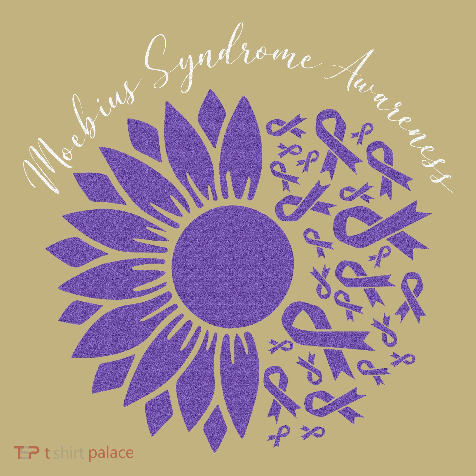 Moebius Syndrome Awareness Sunflower Purple Ribbon Support Gift Mousepad