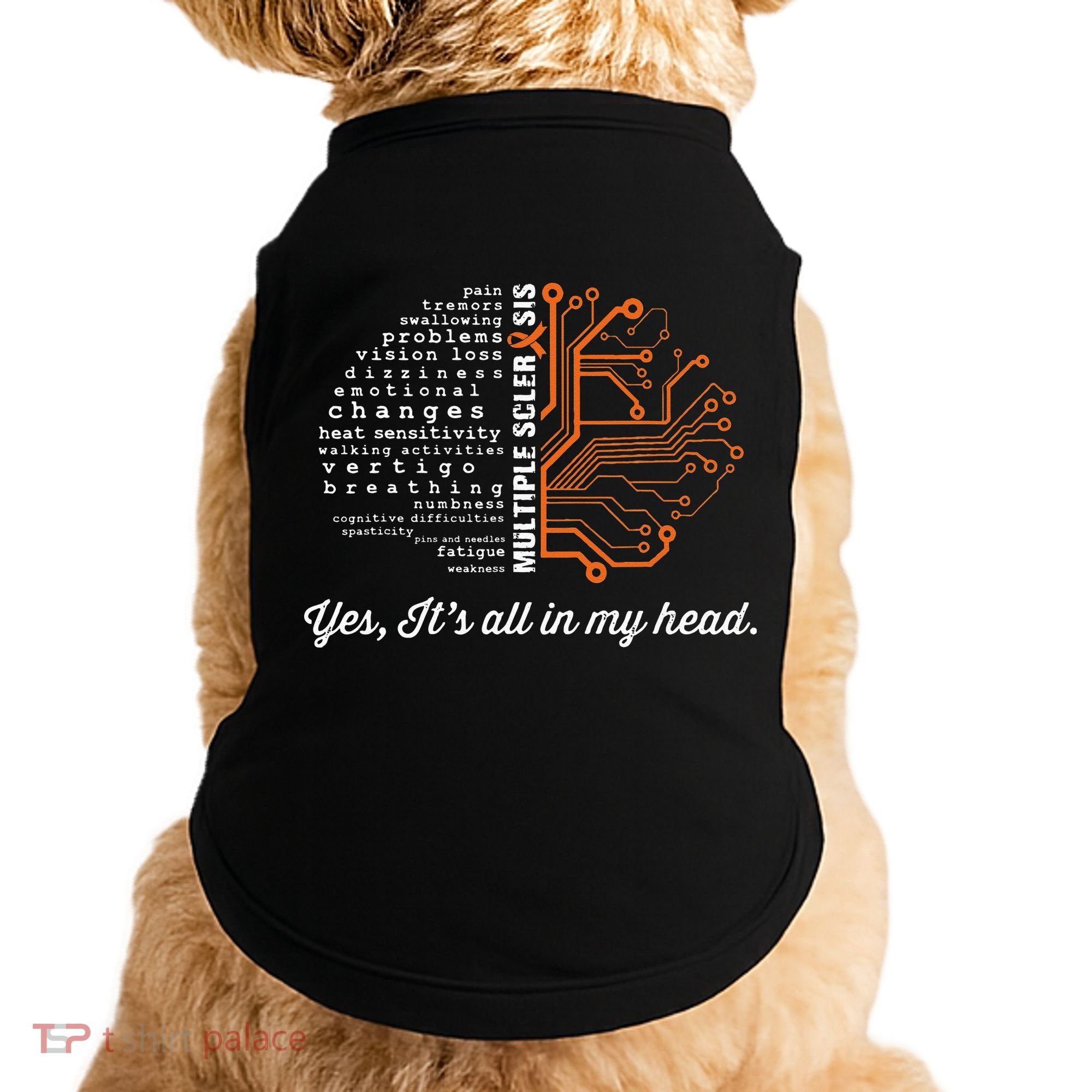 Multiple Sclerosis Awareness MS Head Warrior MS Support Idea Doggie Tank