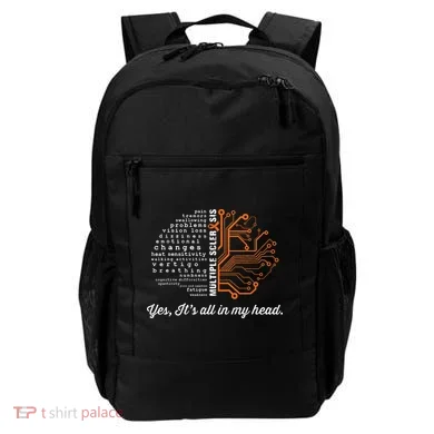 Multiple Sclerosis Awareness MS Head Warrior MS Support Idea Backpack