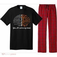 Multiple Sclerosis Awareness MS Head Warrior MS Support Idea Pajama Set thumb 0