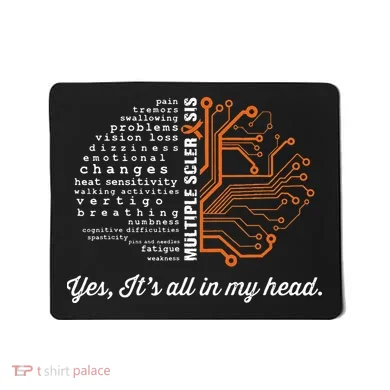 Multiple Sclerosis Awareness MS Head Warrior MS Support Idea Mousepad