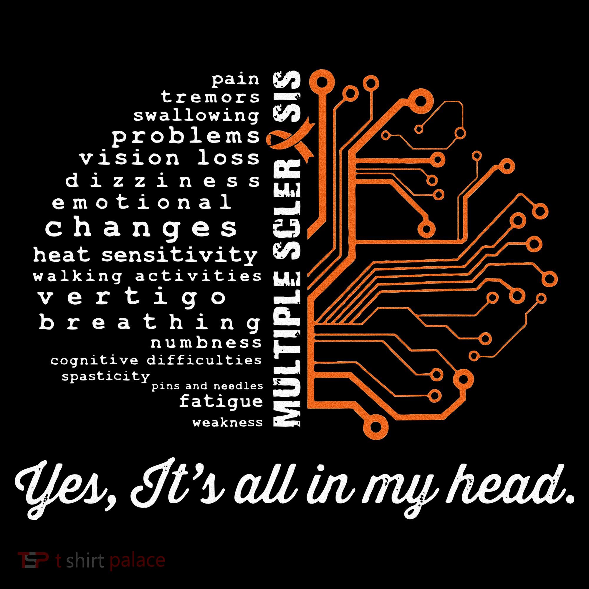 Multiple Sclerosis Awareness MS Head Warrior MS Support Idea Women's Tank Top