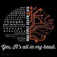 Multiple Sclerosis Awareness MS Head Warrior MS Support Idea Toddler T-Shirt thumb 4