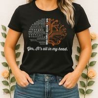 Multiple Sclerosis Awareness MS Head Warrior MS Support Idea Women's T-Shirt thumb 2