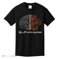 Multiple Sclerosis Awareness MS Head Warrior MS Support Idea Kids T-Shirt thumb 0