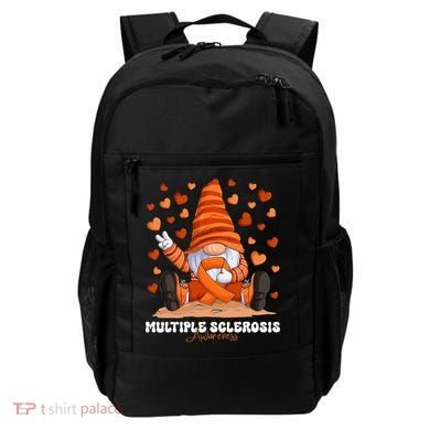 Multiple Sclerosis Awareness Month Orange Ribbon Gnome Backpack