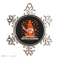 Multiple Sclerosis Awareness Month Orange Ribbon Gnome Ornament thumb 0