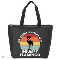My Spirit Animal Is A Grumpy Flamingo Tote Bag thumb 0