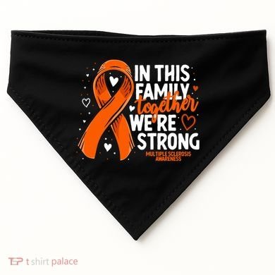 Multiple Sclerosis Awareness Family Support Ms Awareness USA-Made Doggie Bandana