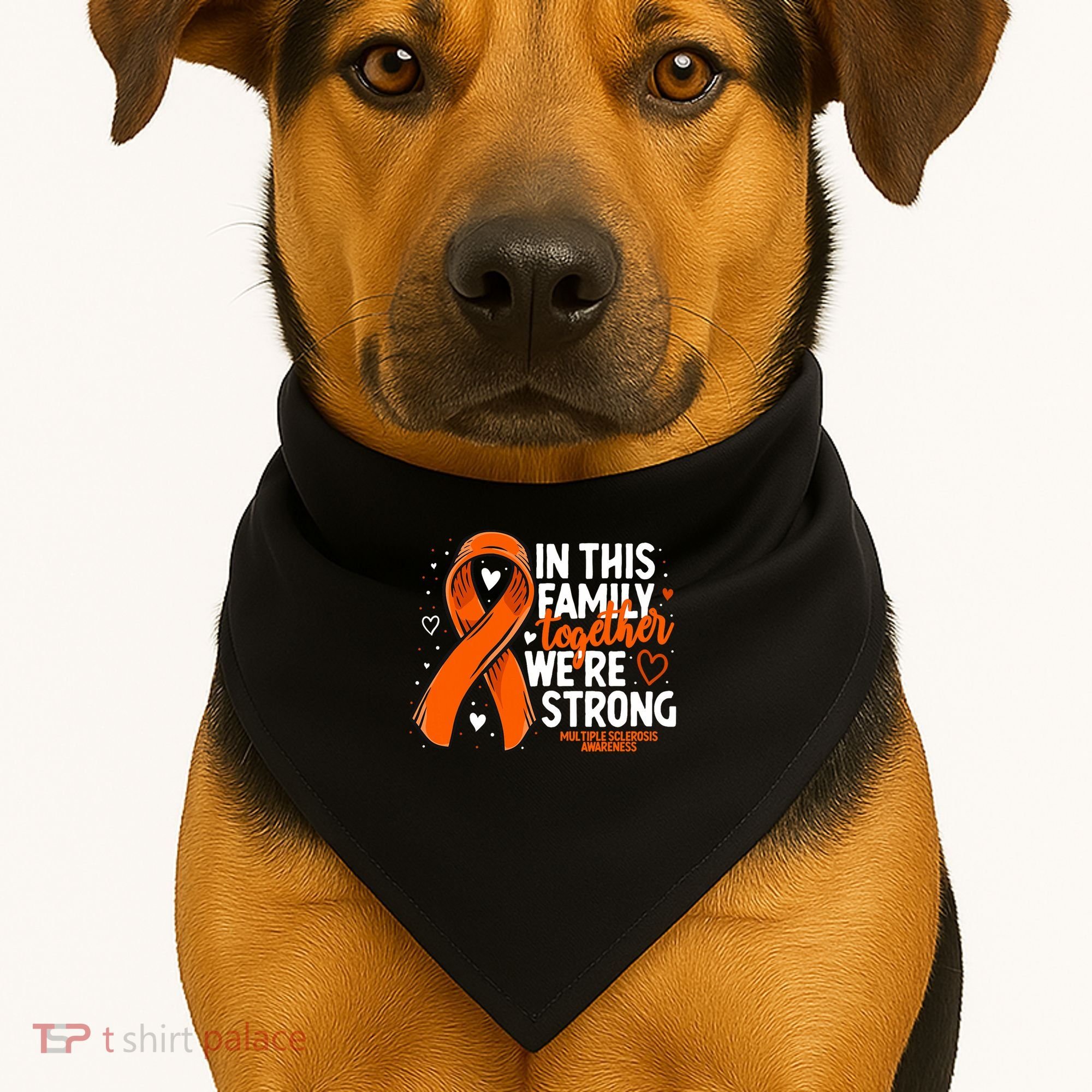 Multiple Sclerosis Awareness Family Support Ms Awareness USA-Made Doggie Bandana