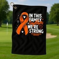 Multiple Sclerosis Awareness Family Support Ms Awareness Golf Towel thumb 1