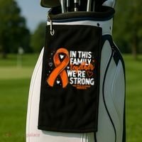 Multiple Sclerosis Awareness Family Support Ms Awareness Golf Towel thumb 2