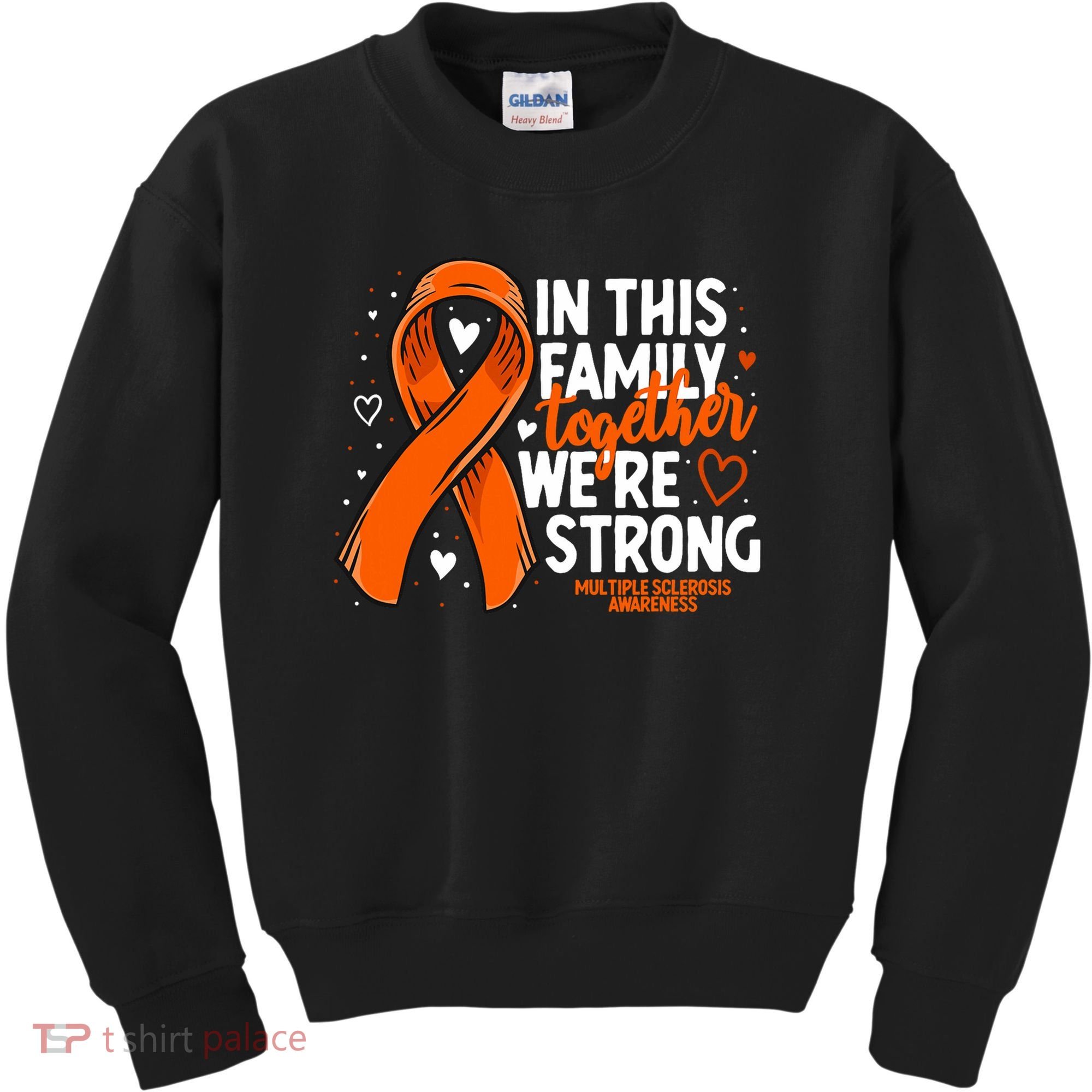Multiple Sclerosis Awareness Family Support Ms Awareness Kids Sweatshirt
