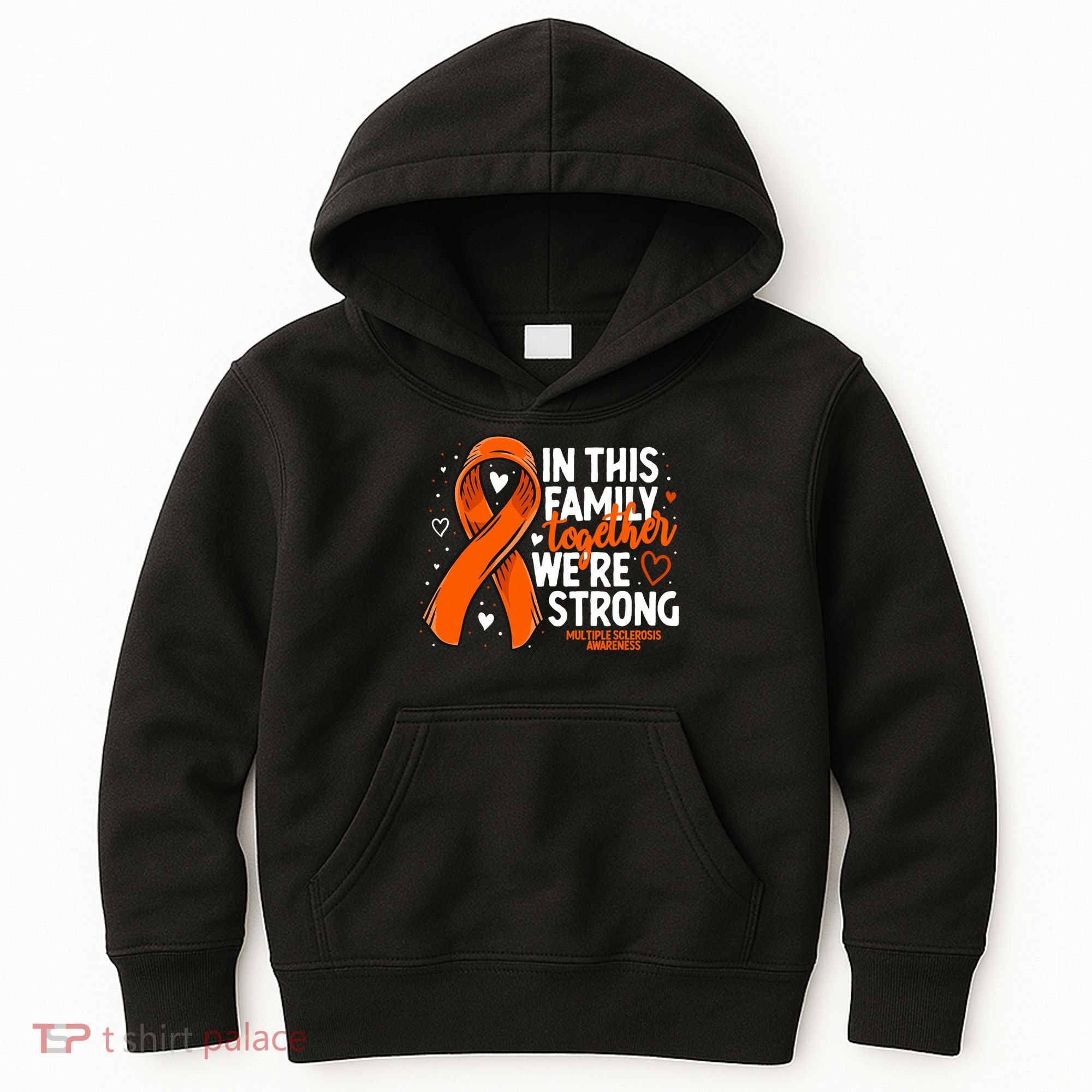 Multiple Sclerosis Awareness Family Support Ms Awareness Kids Hoodie