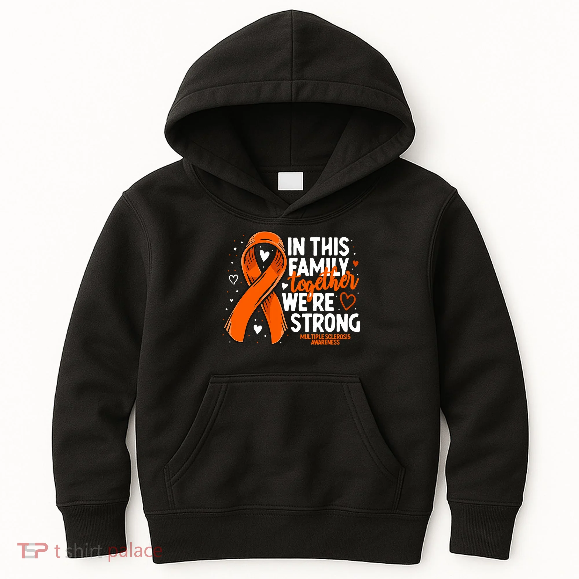 Multiple Sclerosis Awareness Family Support Ms Awareness Kids Hoodie