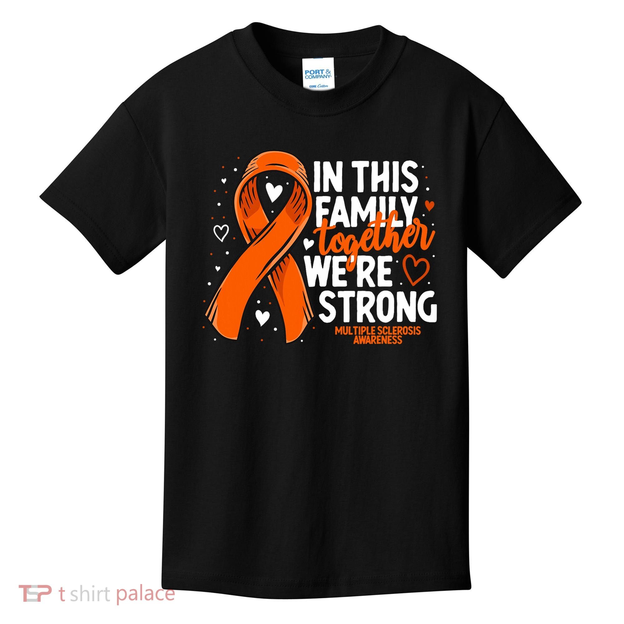 Multiple Sclerosis Awareness Family Support Ms Awareness Kids T-Shirt