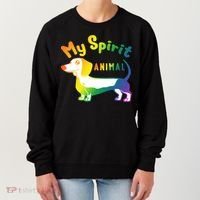 My Spirit Animal Is The Dachshund Gift For Doxie Lovers Gift Women's Sweatshirt thumb 0
