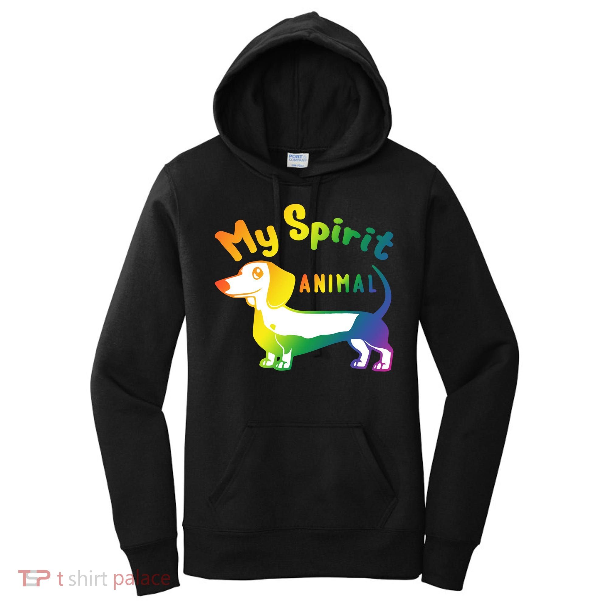 My Spirit Animal Is The Dachshund Gift For Doxie Lovers Gift Women's Hoodie