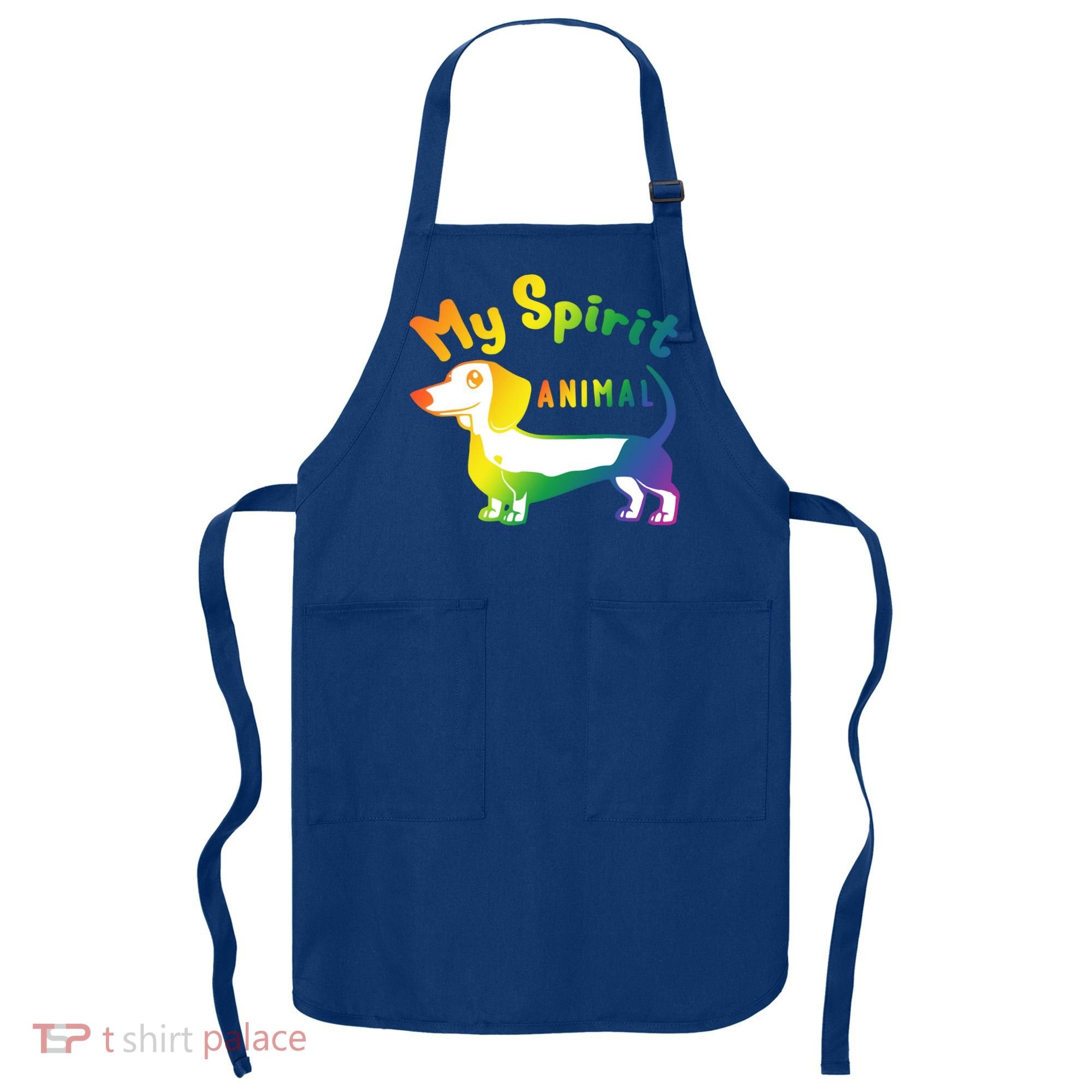 My Spirit Animal Is The Dachshund Gift For Doxie Lovers Gift Apron