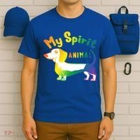 My Spirit Animal Is The Dachshund Gift For Doxie Lovers Gift T-Shirt thumb 6