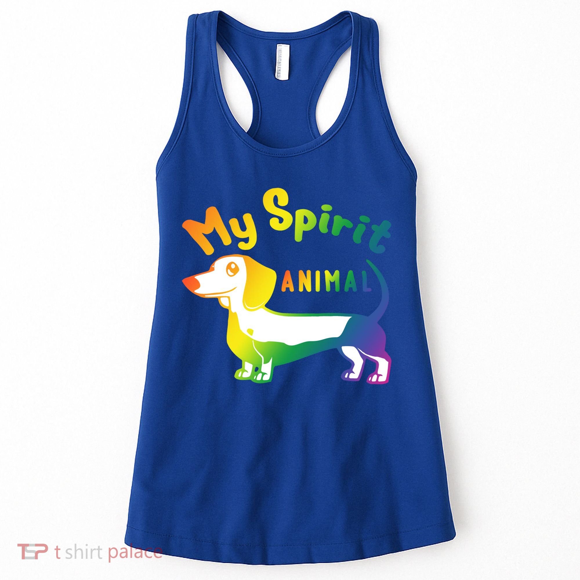 My Spirit Animal Is The Dachshund Gift For Doxie Lovers Gift Women's Tank Top
